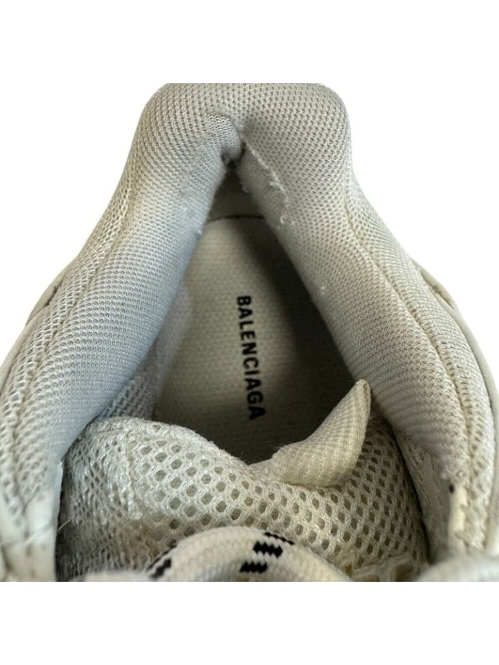 Balenciaga Clear Sole Triple S Sneakers White - Picture 7 of 8
